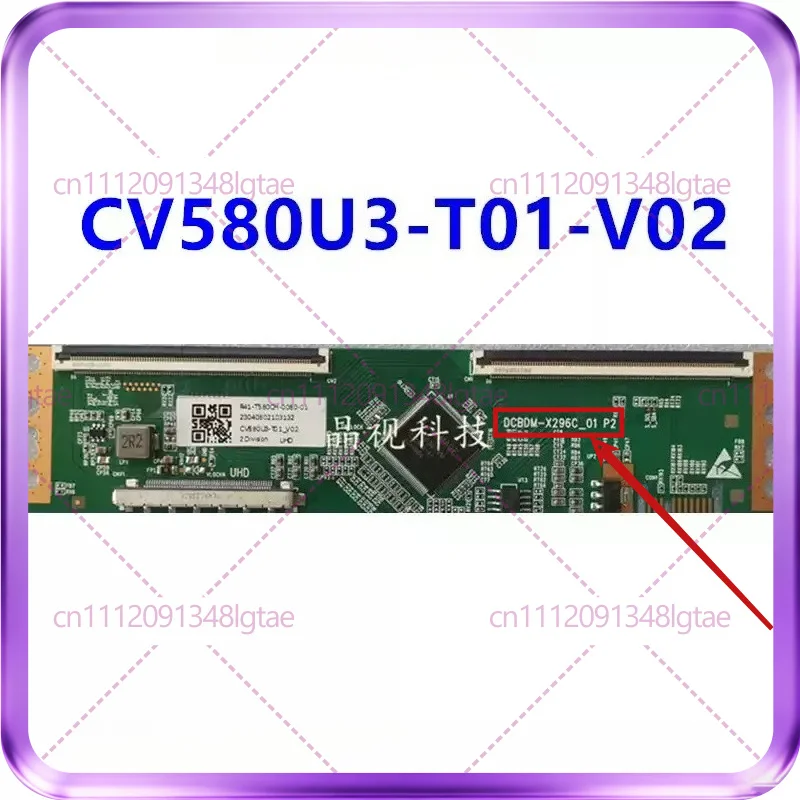 New For logic board CV580U3-T01-V02 4K DCBDM-X296C-01 dual 96PIN