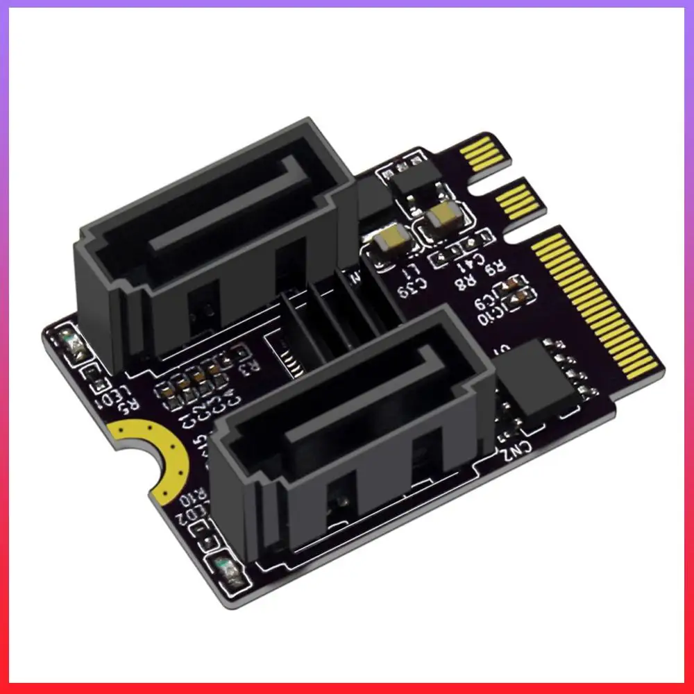 

M2 To SATA3.0 Expansion Card PCI-E3.0 KEY A + E WIFI M.2 To SATA Adapter Card for PC Servers Consumer Electronics/Storage Device