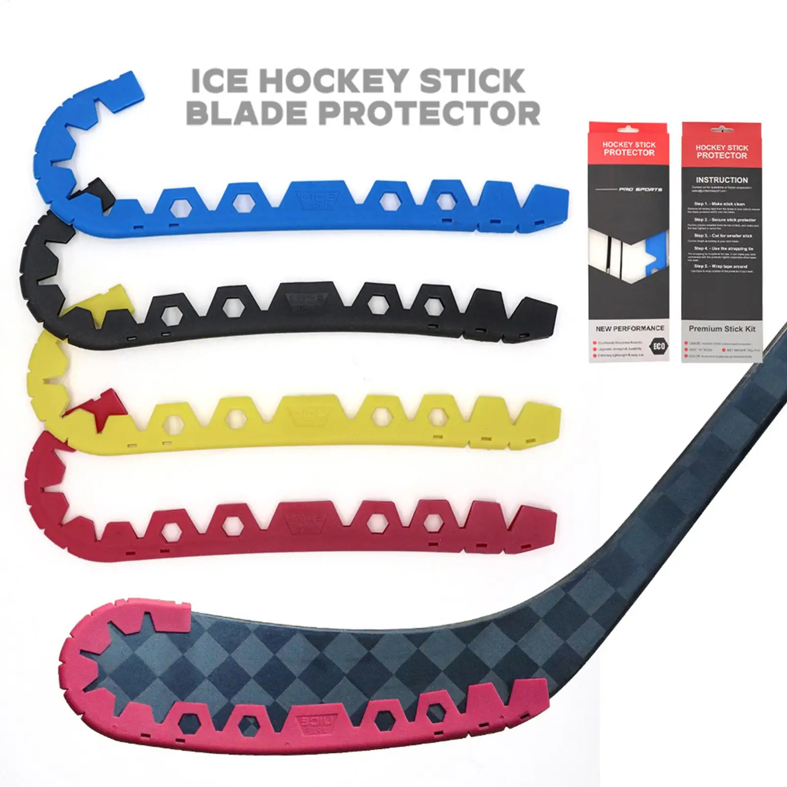 Ice Hockey Stick Cover Skating Game Edge Practice Sports Supply Protective Cover Hockey Stick Wrap for Women Child Athlete