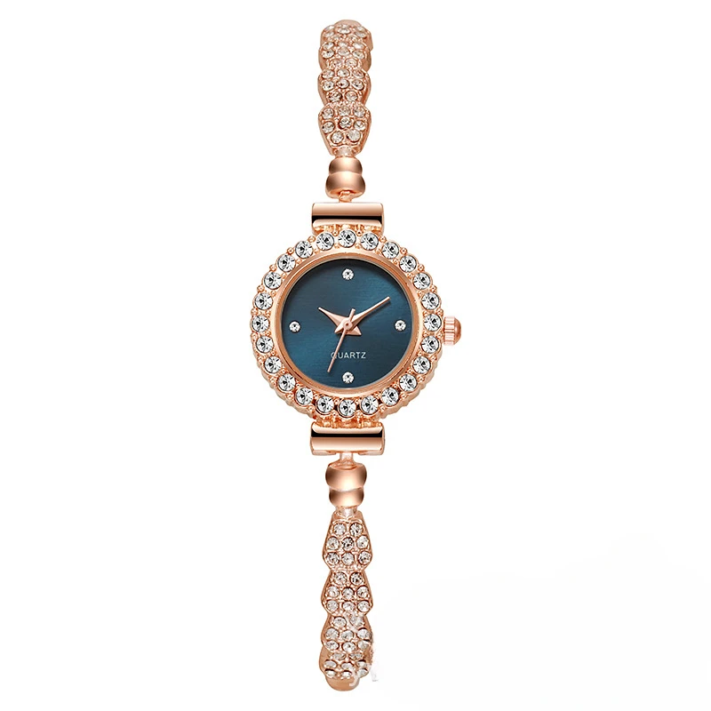 

Small Dial Slim Bracelet Women's Watch Free Adjustable Jewelry Quartz Watch Rhinestone Luxury Fashion for Ladies Montre Femme