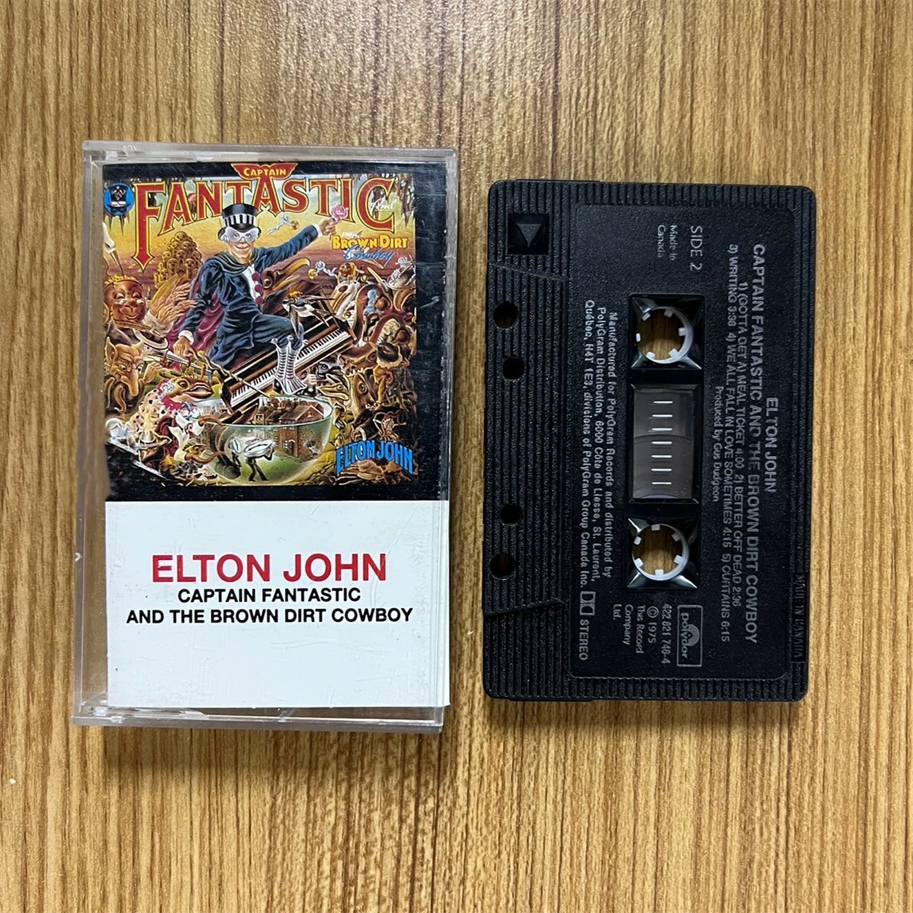 Музыкальная лента Pop Elton John Капитан Фантастическая и коричневая грязь Ковбойский альбом Башня кассет Babel Косплей Soundtracks Box
