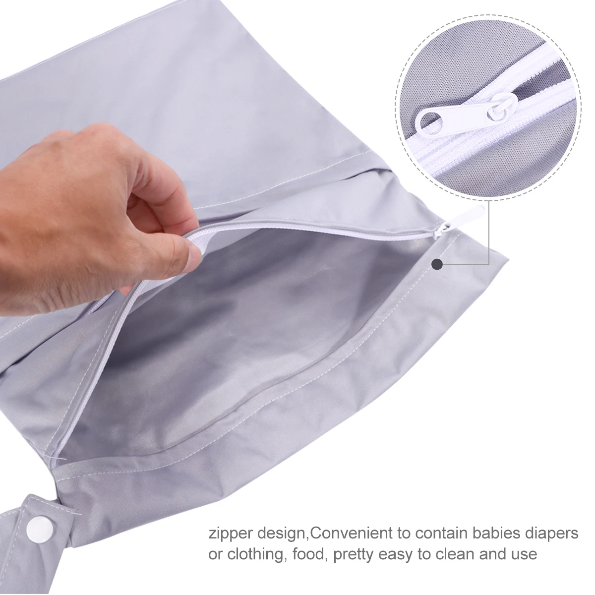 

Waterproof For Babies Large Capacity Storage Pouches Organizer Durable Lightweight Travel With Zippers Easy Clean Diaper Storage