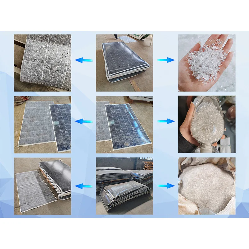 High Separation Glass Liberation Machine With Trade Assurance Rate Aluminum Frame Removal Solar