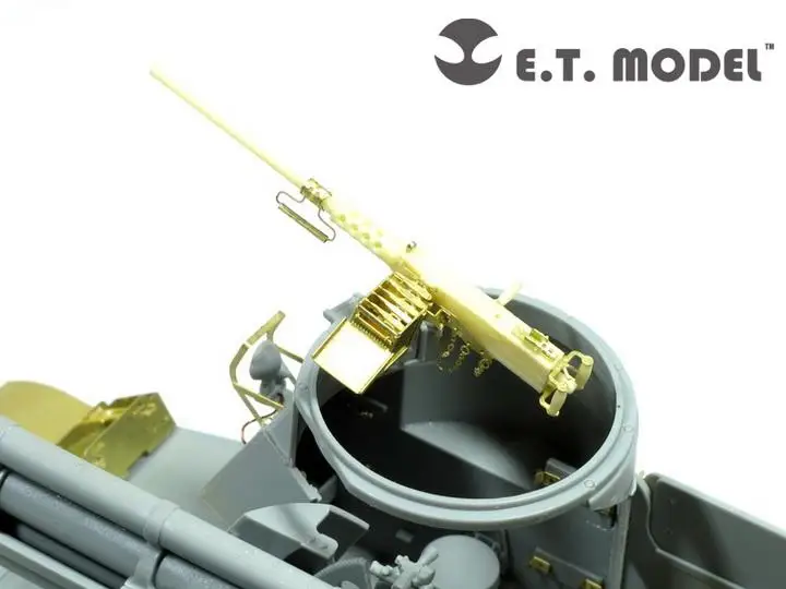 ET Model 1/35 EA35-040 WWII US ARMY M2HB MG w/50 Rounds Ammunition Can COMMON