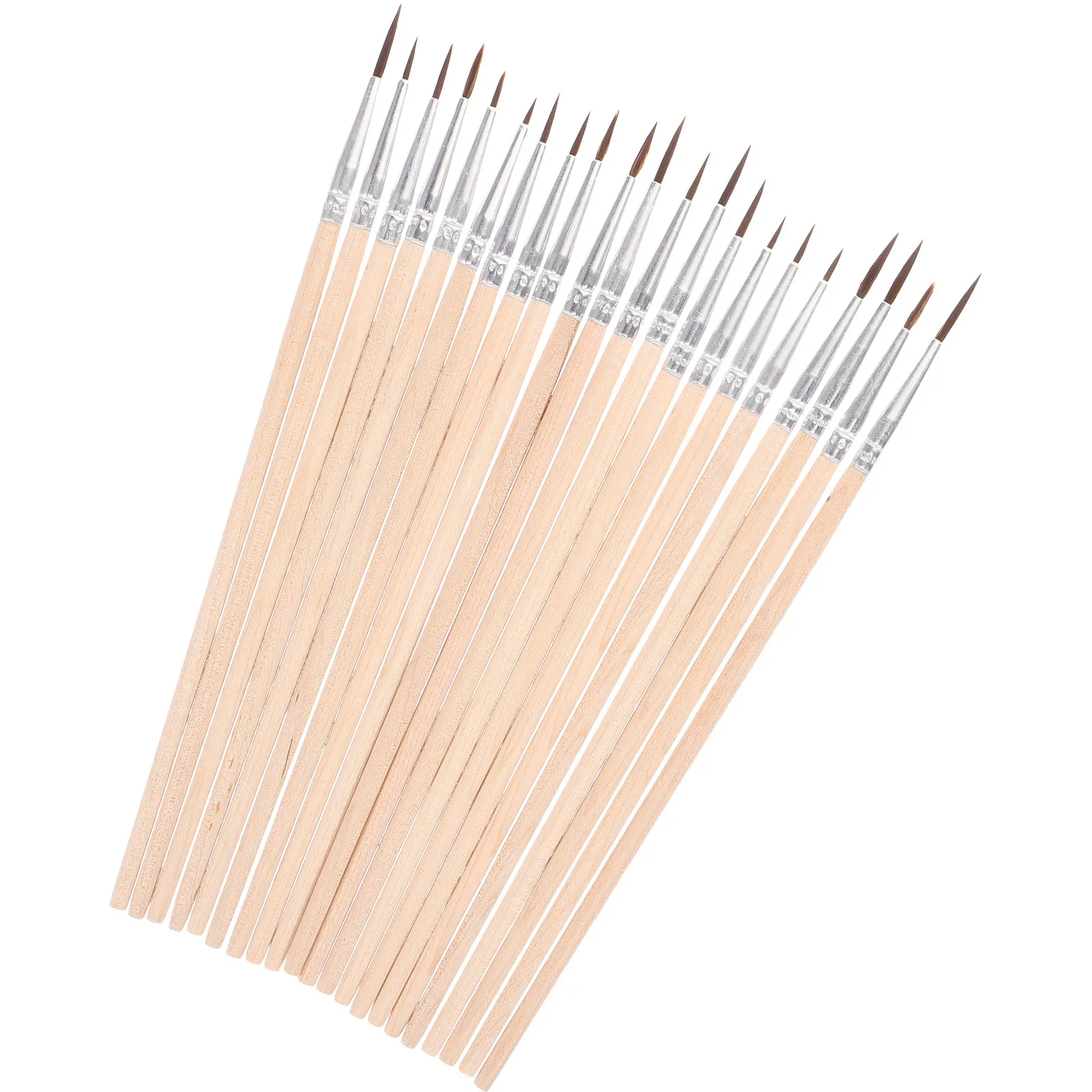 60Pcs Nylon Bristle Watercolor Painting Brush Set Professional Artist Detail Brushes for Oil Acrylic Gouache Painting