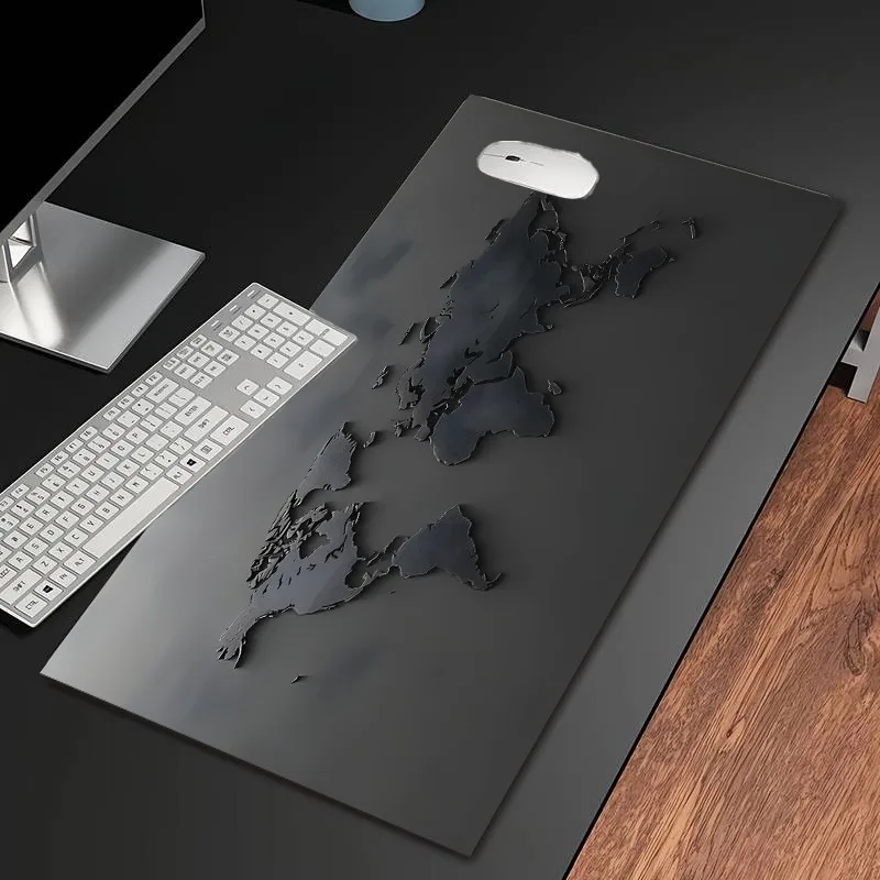

Large anti-slip rubber base of the game mouse pad with terrain pattern design is very suitable for use in the office of gamers