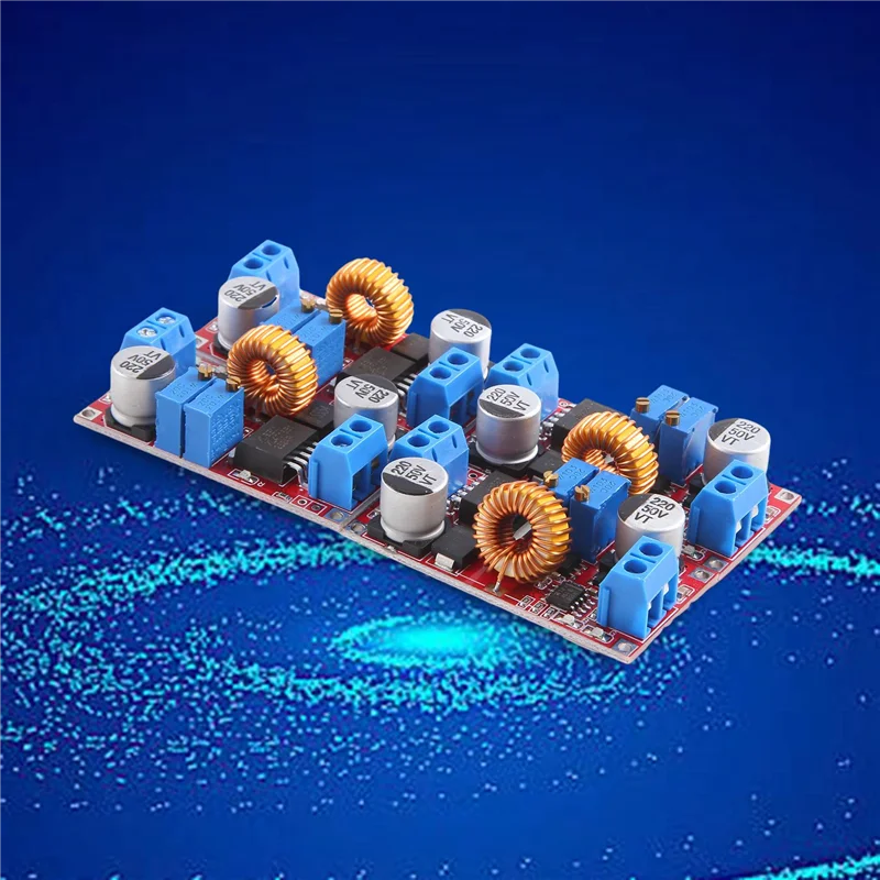 

Efficient Li- Battery Charging Module 5A Constant Current Voltage LED Driver Buck Power Supply Vertical Red Board Module Easy