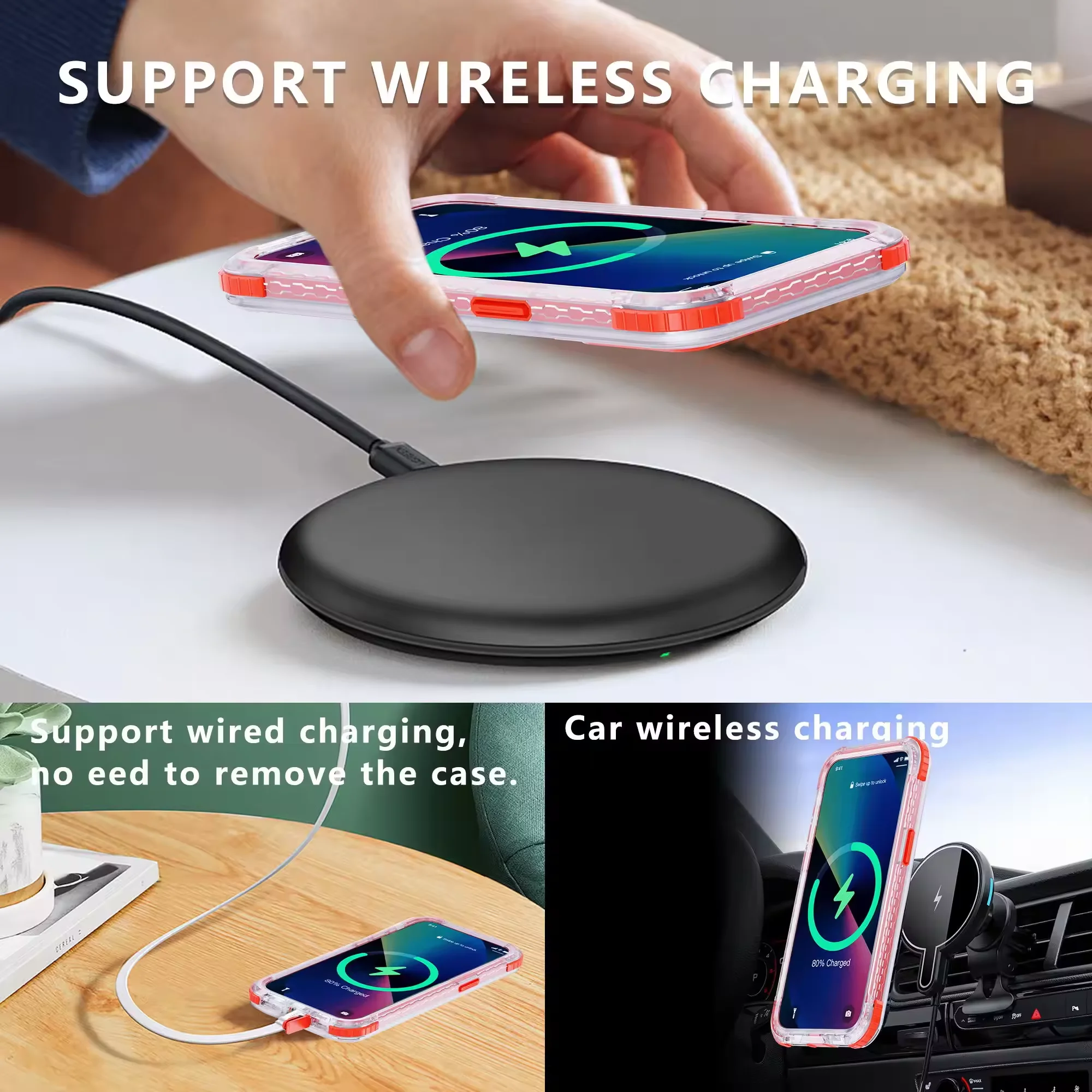 حافظة حماية مقاومة للماء IP68 بتصميم عالي الجودة لهاتف Apple 16 للغوص والسباحة تحت الماء باستخدام حماية كاملة لهاتف iPhone 16 Plus