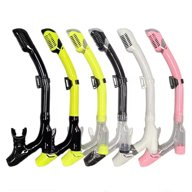 Free Snorkeling Professional Snorkel Diving Tube All Silicone All Dry Ventilation Swimming Equipment