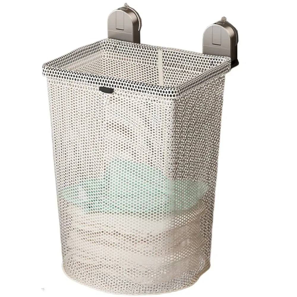 

Складная сумка для белья из сетчатого материала с дышащим дизайном, креплением на присосках, органайзер для грязной одежды, каркас из углеродистой стали