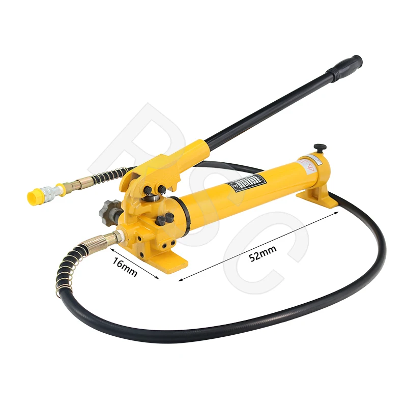 (Combination Set) Manual Hydraulic Pump CP-700 Match RCH-20100 Hollow Hydraulic Jack Output 20 Tons Stroke 100mm