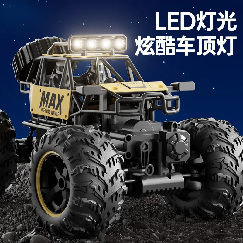 

New Large Rc Remote Control Vehicle Drift Four-Wheel Alloy Off-Road Vehicle Climbing Children'S Remote Control Toy Vehicle