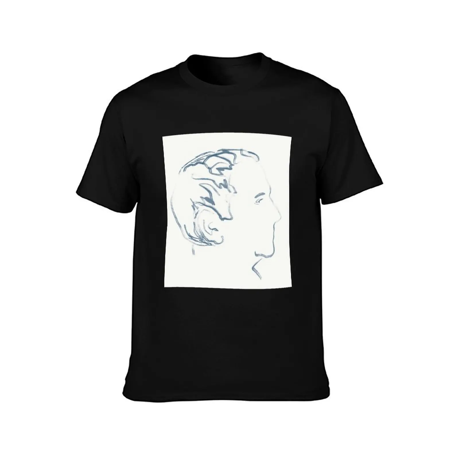 Gertrude Stein T-Shirt, Summer Casual Cotton Tee, Oversized Streetwear Tops, Vintage Graphic Print, Loose Fit Short Sleeve