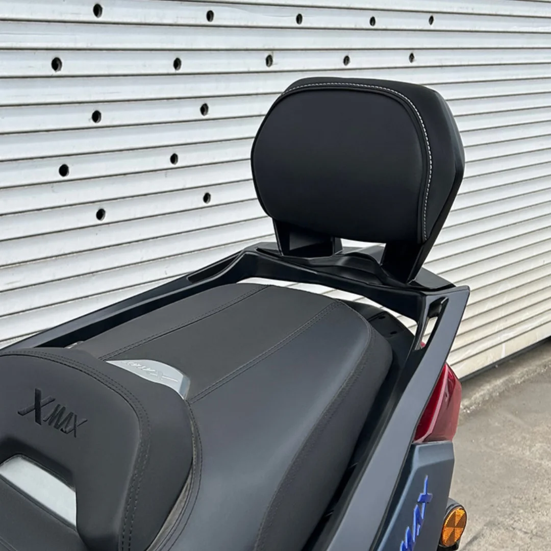 For Yamaha XMAX300 2018‑2026 Motorcycle Aluminum Rear Rack With Passenger Backrest, Direct Fit Modified Accessories