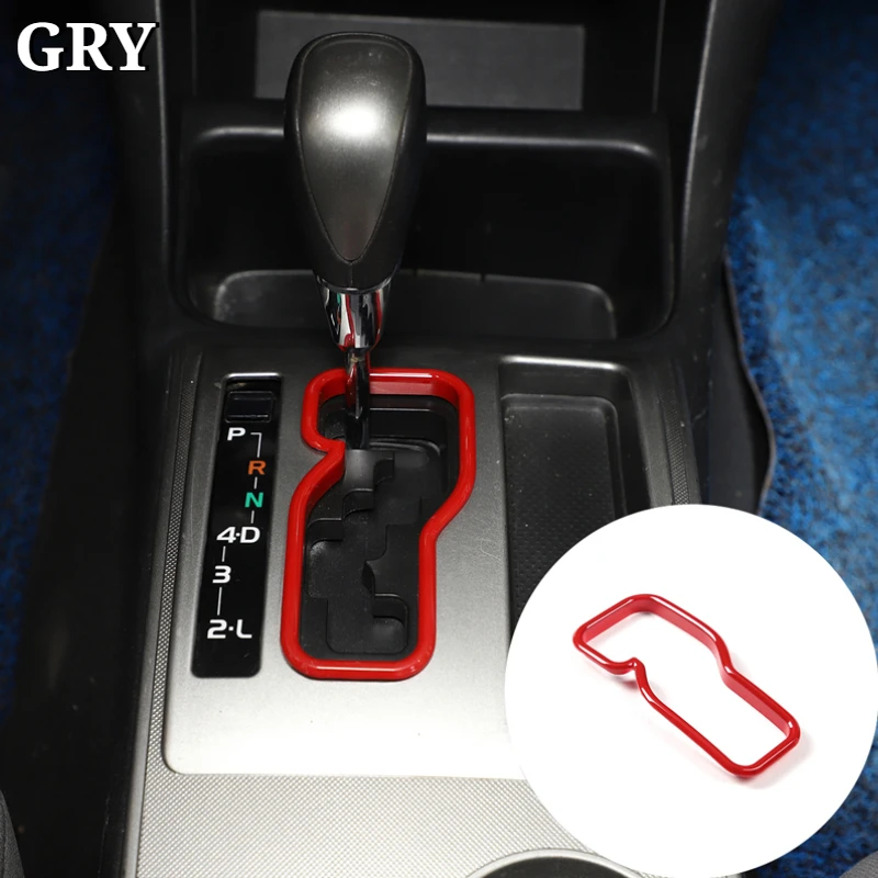 Car Gear Track Frame Cover Trim For Toyota Tacoma 2006-2015 ABS Carbon Fiber Interior Car Accessories