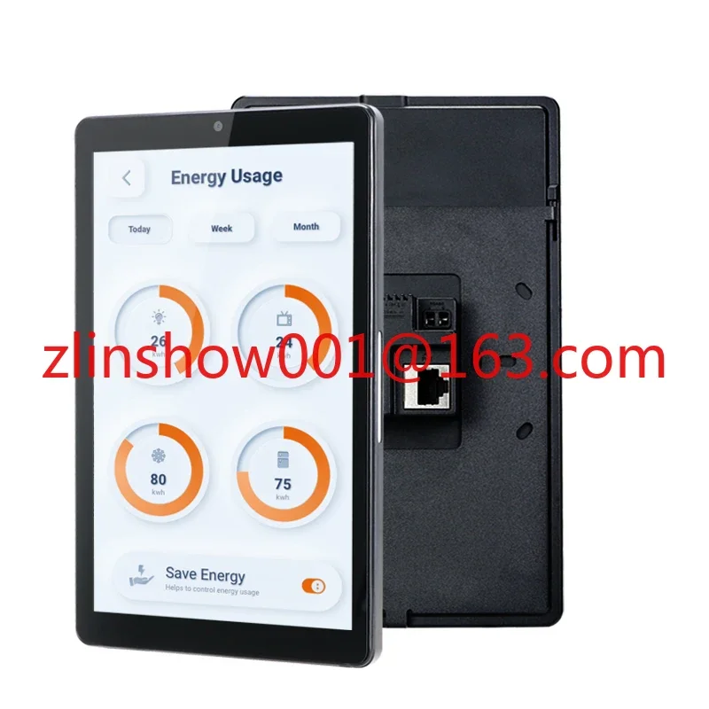 YC-SM08P Hotsale Embedded 8 inch 10INCH control touch panel Android 11 wall mount android poe tablet