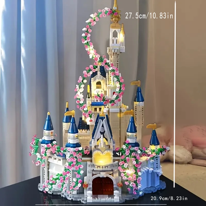 3265 Pieces of High-Difficulty Castle Model Building Block Toys, Building Series Assembly Toys, Desktop Decorations, Holiday and Birthday Gifts - view 2
