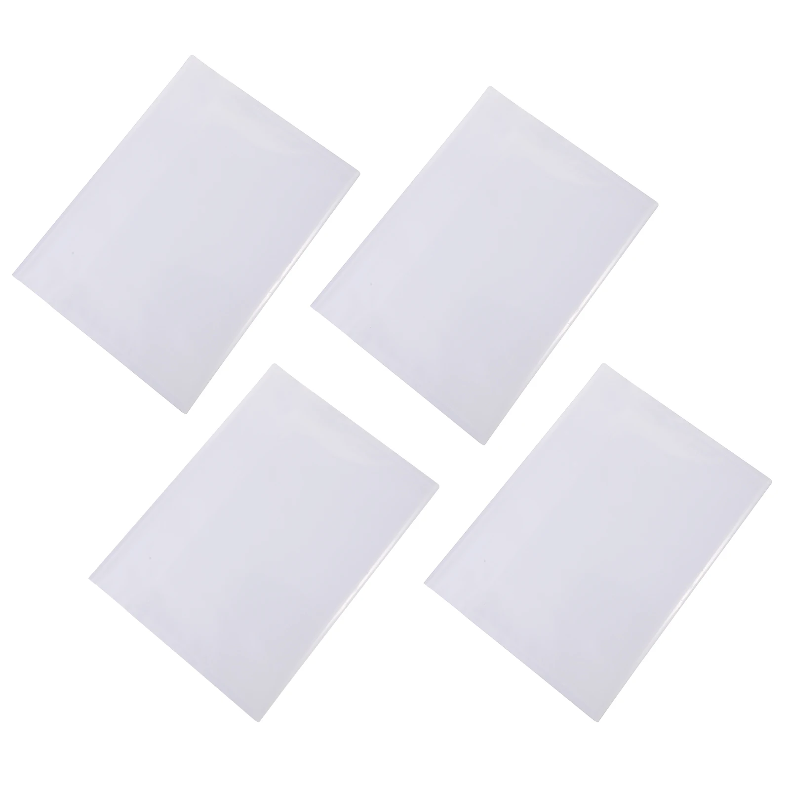 20pcs Transparent Book Covers Clear Plastic Protection For School Exercise Books Student Book Covers Waterproof