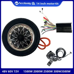 12 Inch Split Design Motor 48V 60V 72V 1500W 3000W 3500W 5000W Electric Bicycle Wheel Drive Moped Engine Buggy  Motor Engine