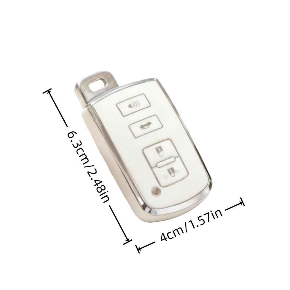 Etui na kluczyk brelok smycz do Toyota Avalon Camry Corolla RAV4 Sequoia Highlander 4Runner Smart 4 przyciski — zdjęcie 7