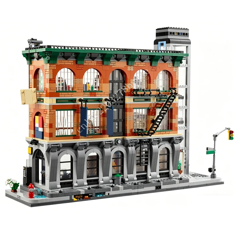 

2570PCS The Art Factory MOC Creative street view Model Building Block Architecture DIY Education Assembly Holiday Model Toy Gift