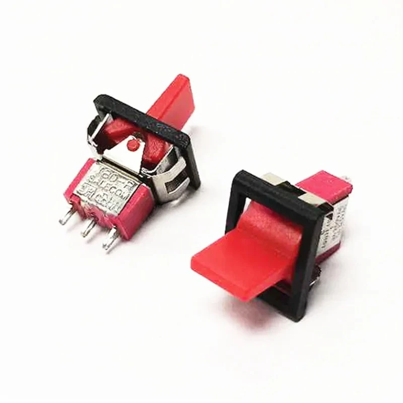 10PCS 100% NEW SH T80-R Series R8016A 3Pin Momentary MOM-OFF-MOM Self-Return SPDT Mini Rocker and Paddle Switch