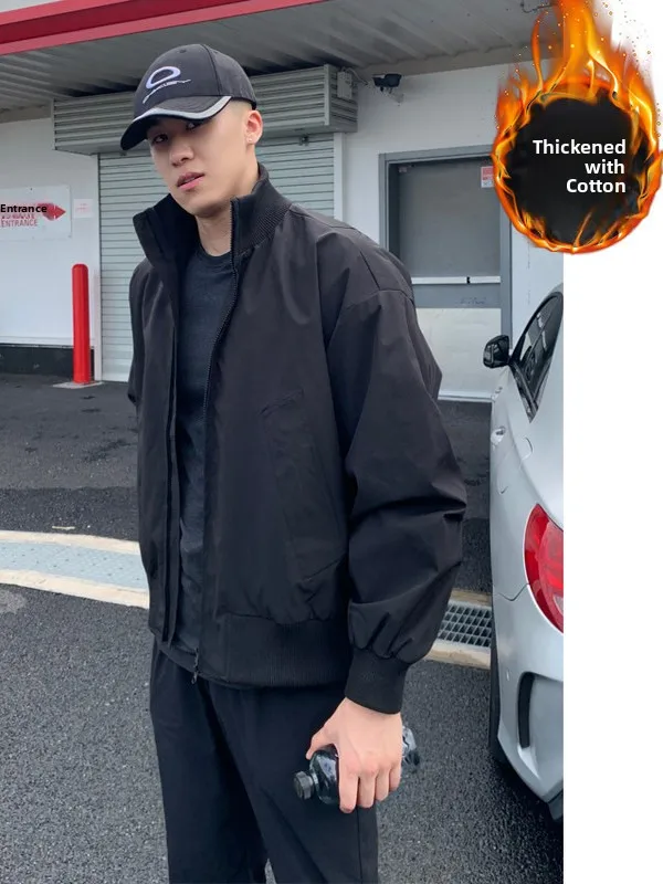 

Мужская куртка-пилот в американском ретро-стиле, весенне-осенняя, спортивная, свободного кроя, повседневная, из полиэстера, для молодежи