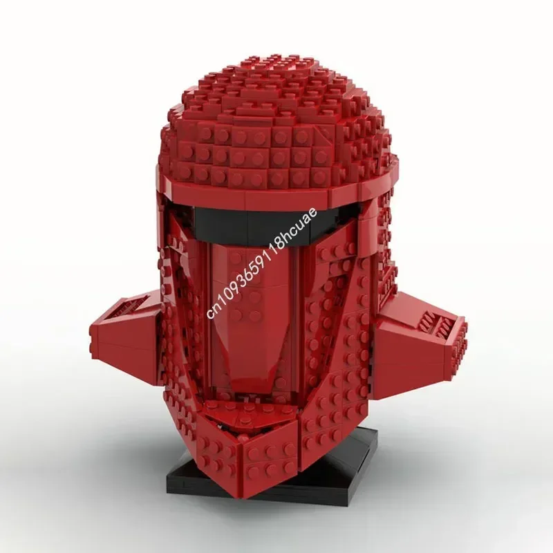 592 قطعة من مكعبات البناء الإبداعية على شكل خوذة حراسة الإمبراطورية من فيلم ستار باتل الشهير، هدية للأطفال