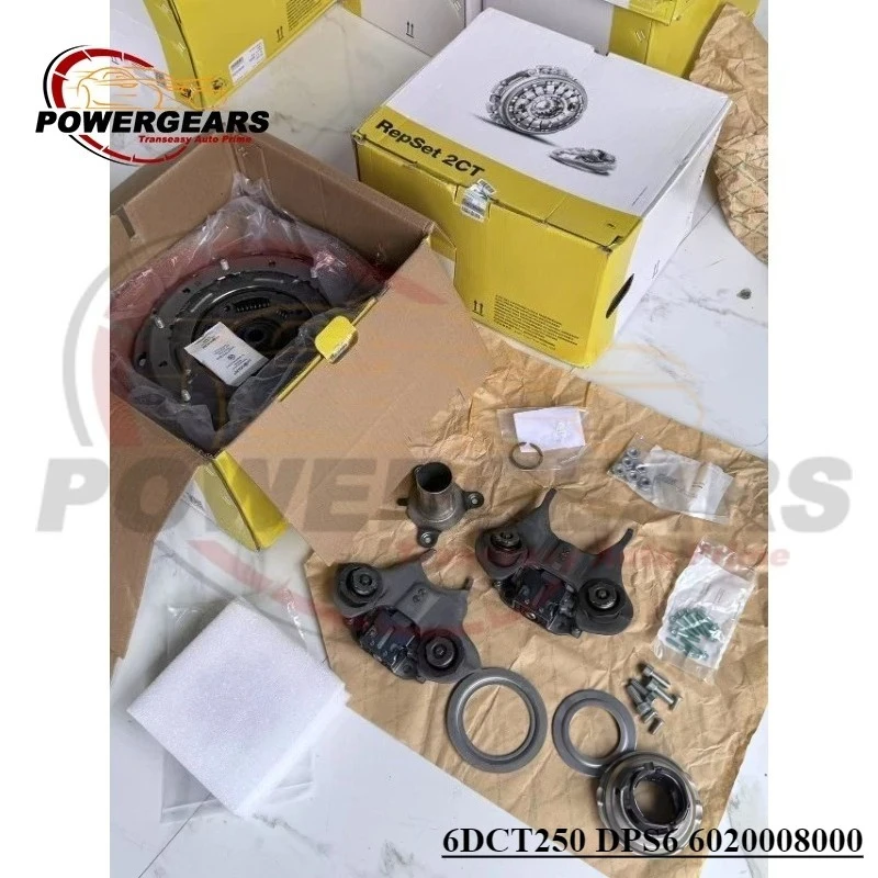 Original New 6DCT250 DPS6 6020008000 Transmission Dual Clutch With Fork Suit For FORD FOCUS 1.6L 2.0L 11-18