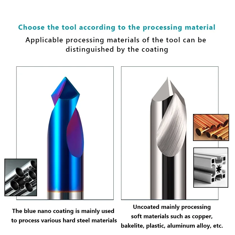 HRC65 Centering drill Carbide 90° CNC Spot Drill Stub Starting Location Center Bit Prepare Guide Pilot Hole Chamfer Machine