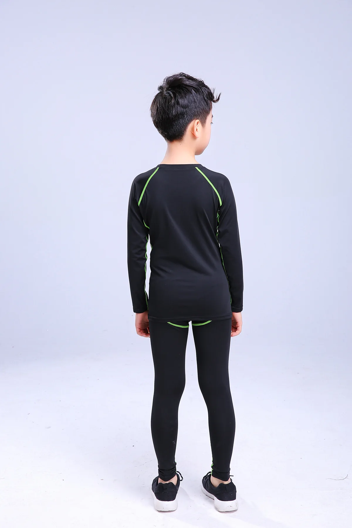 Winter Warm Thermal Underwear Set Children Boys Girls Plus Velvet Warm Thermal Underwear Long Sleeve Fitness Sportswear