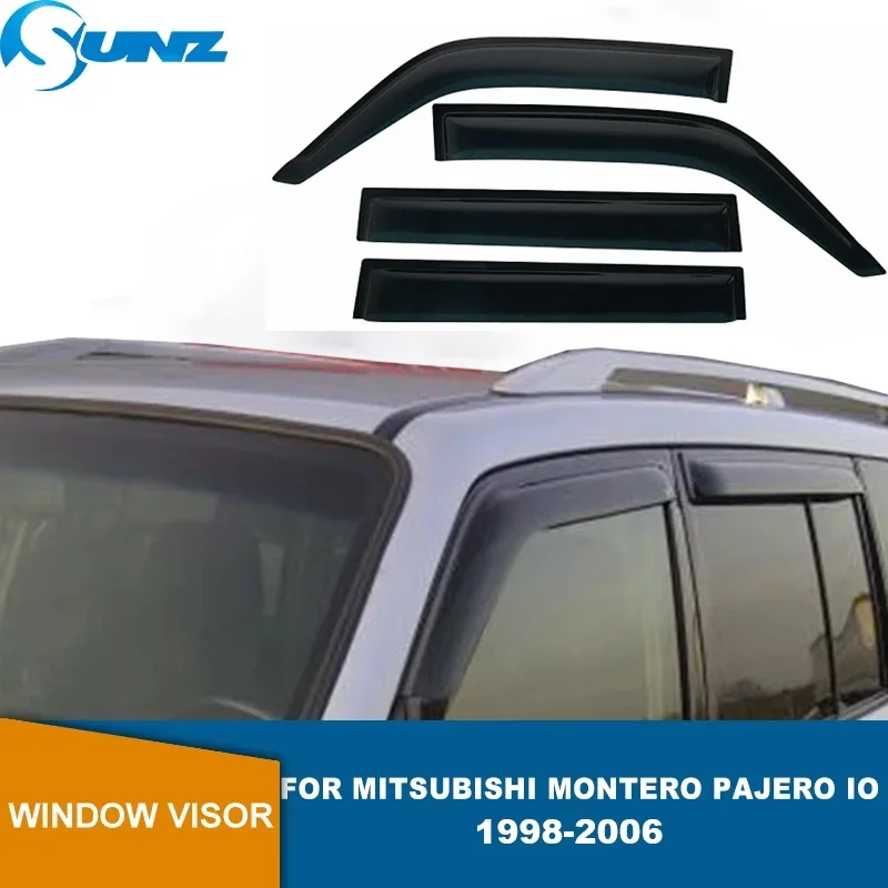 Window Visor For Mitsubishi Montero Pajero IO 1998 1999 2000 2001 2002 2003 2004 2005 2006 Weathershileds Sun Rain Deflector