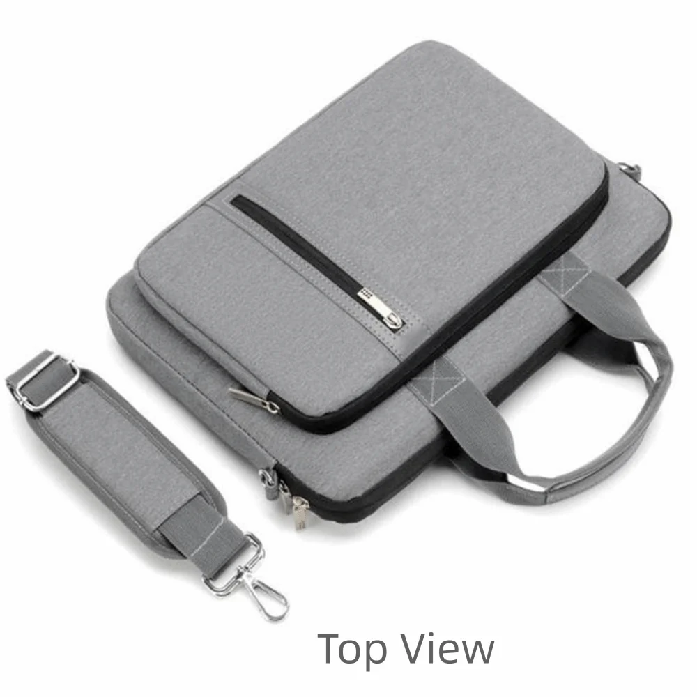 

Double-walled Computer Bag Handheld Crossbody Design Business Notebook Bag Large Capacity Shockproof Business Briefcase Travel