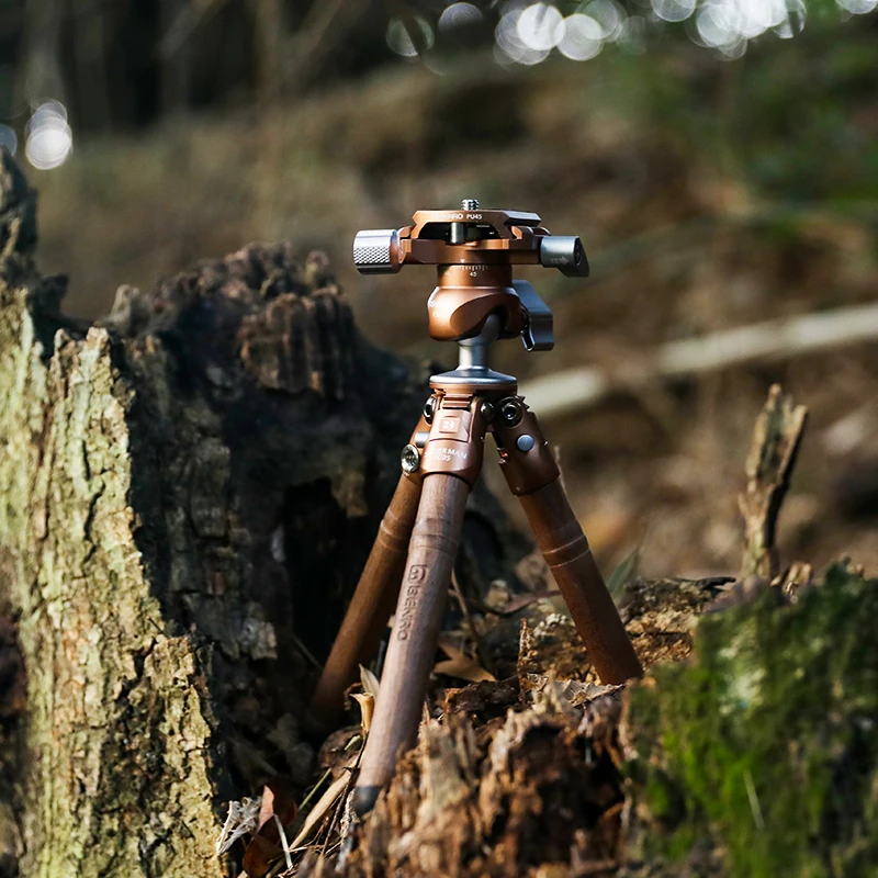 Benro SC05K SC05KWA حامل كاميرا ثلاثي القوائم لسطح المكتب من ألياف الكربون مع رأس FS20 للعرض المباشر Vlog Max تحميل 3 كجم