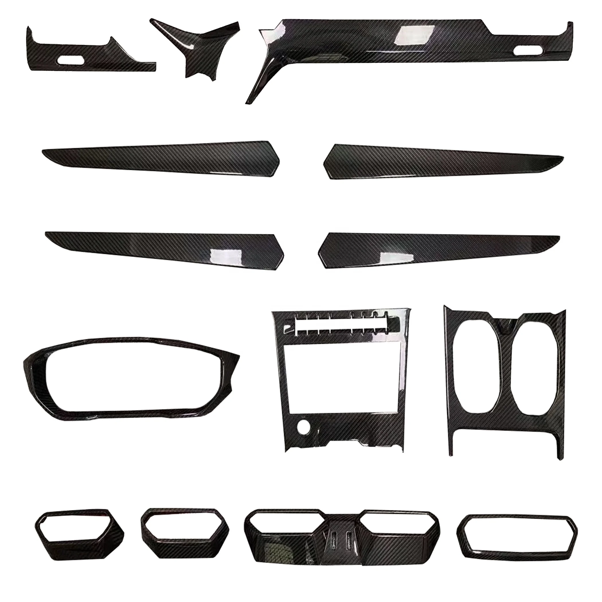 2018+ Carbon Fiber Interior Kit For Lamborghini URUS Carbon Fiber Interior Trim Cover Parts For URUS Carbon Fiber Interior