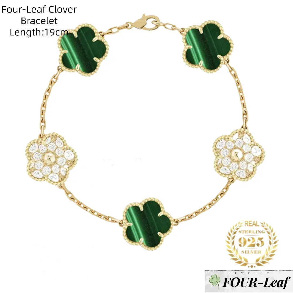 2024 S925 Silver Clover Bracelet, Add Sophistication to Your Style