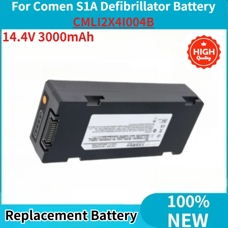 High Quality 14.4V 3000mAh CMLI2X4I004B Battery For Comen S1A Defibrillator Brand New Replacement Battery