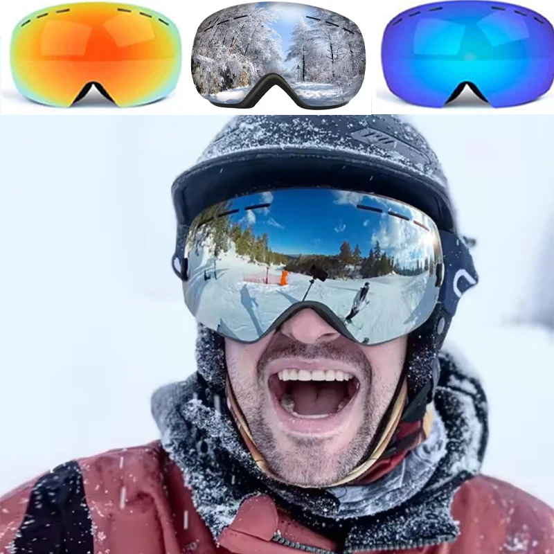 

Лыжные очки для мотокросса с универсальными дизайнерскими очками — прочное снаряжение для приключенческих поездок и мотоспорта, бега по пересеченной местности