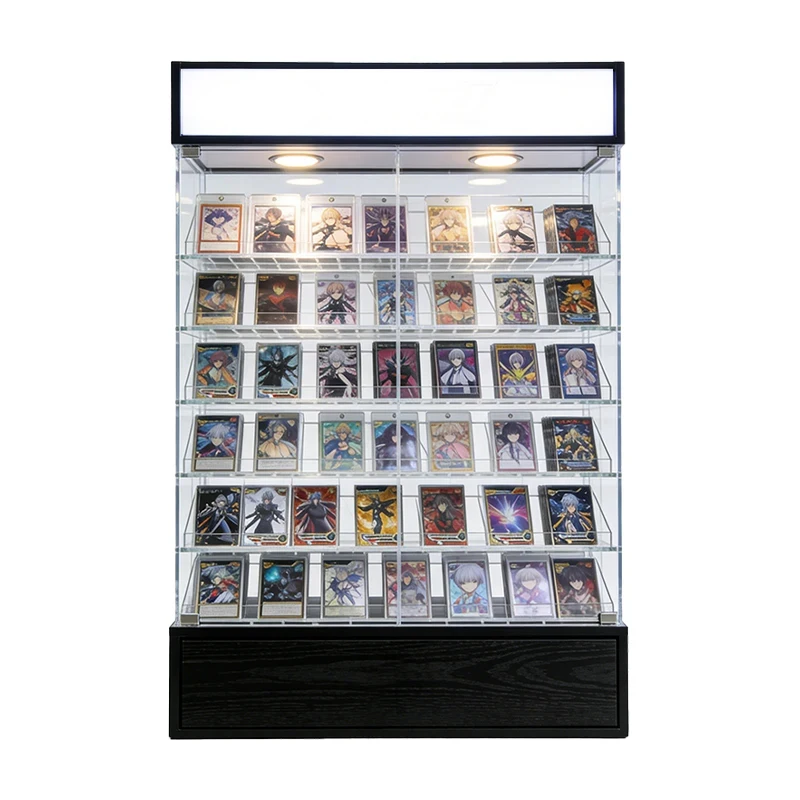 custom.Custom Graded Baseball Card Display Box Wall Mounted Sports Card Display Frame Rack Cards