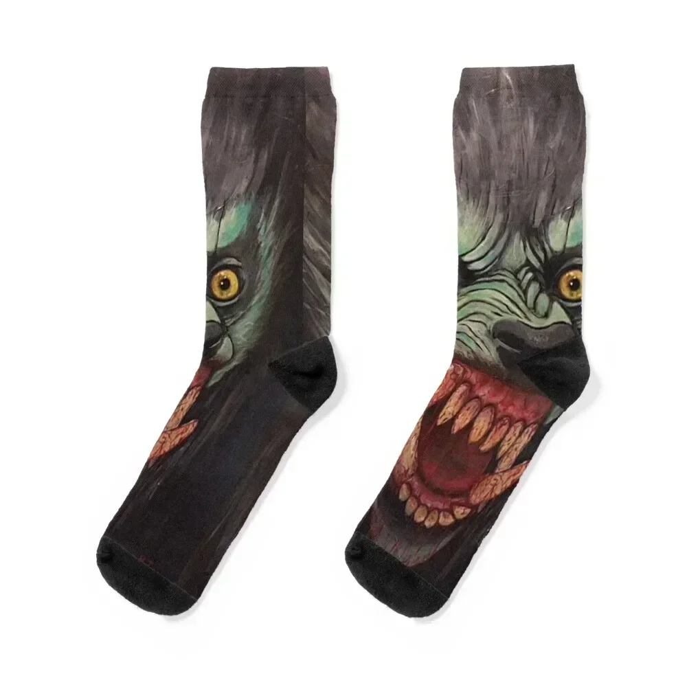 

Werewolf Socks with print hiking man gym Boy Child Socks Women's