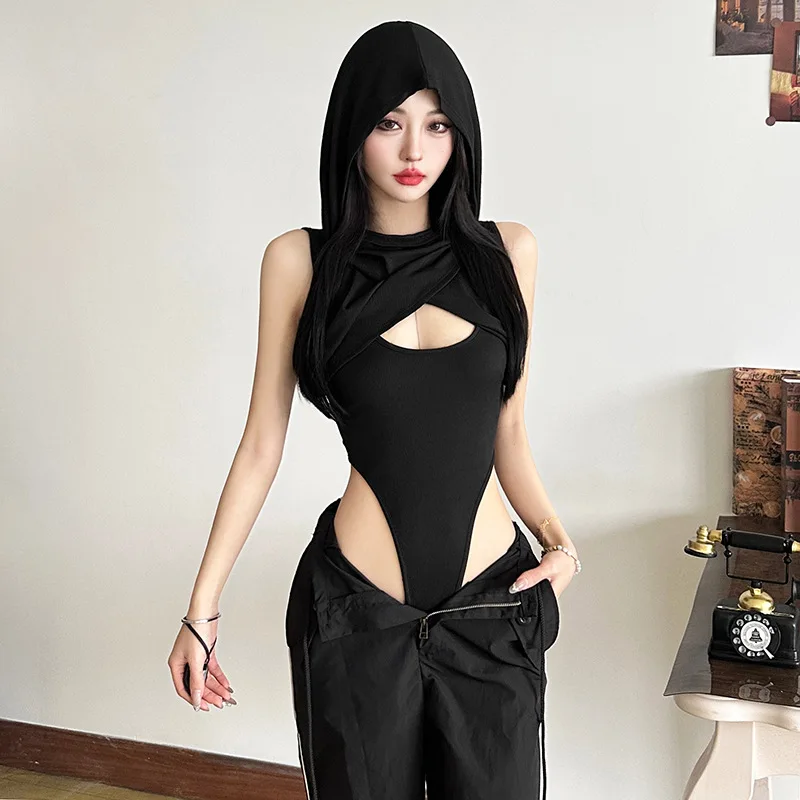 

Cross-Border Sle Autumn New Women's Svel Slim Fit Hoodie Design Front Openings 2024 Low Waist Nine-Piece Pants