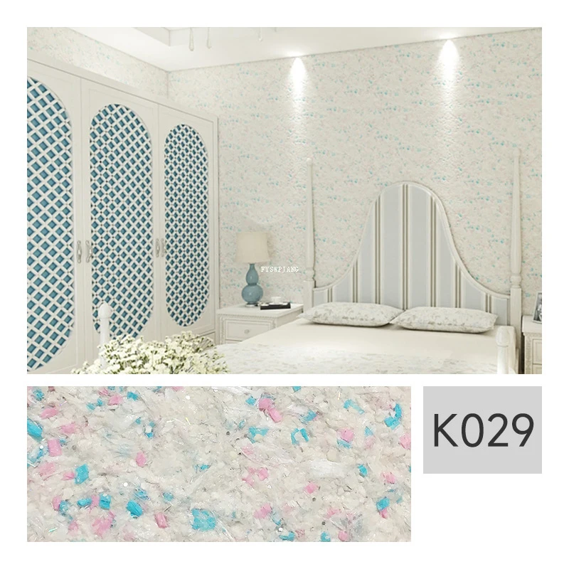 Imagem -04 - Auto-pintura de Parede para Roupas de Fibra de Tinta à Prova Dágua para Casa Sala de Estar Fundo de Parede Fibra Vegetal Lama Beleza Ecológica Decoração de Parede de Lama em Vez de Papel de Parede Adesivos de Parede