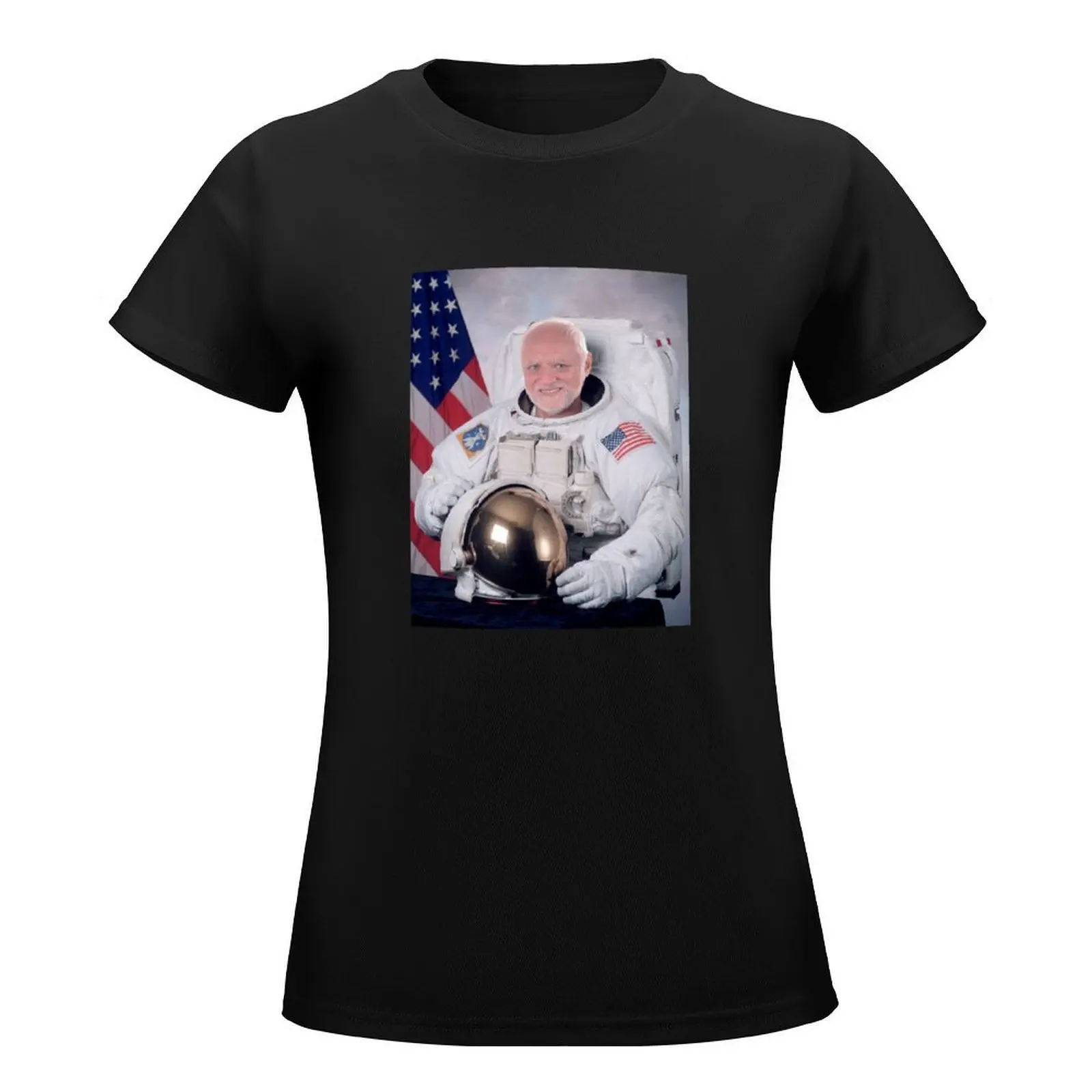 Hide the pain Harold Spacesuit T-Shirt graphics summer tops korean fashion hippie clothes t shirt for Women