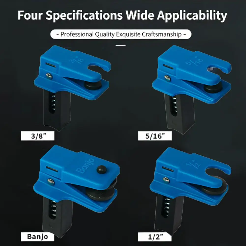 4PCS Car Brake Fluid Pipe Clamp Set Brake Oil Nozzle Clip Cars Brakes Nipple Pliers Leak Proof Line Plug Prevents Oil Leakage