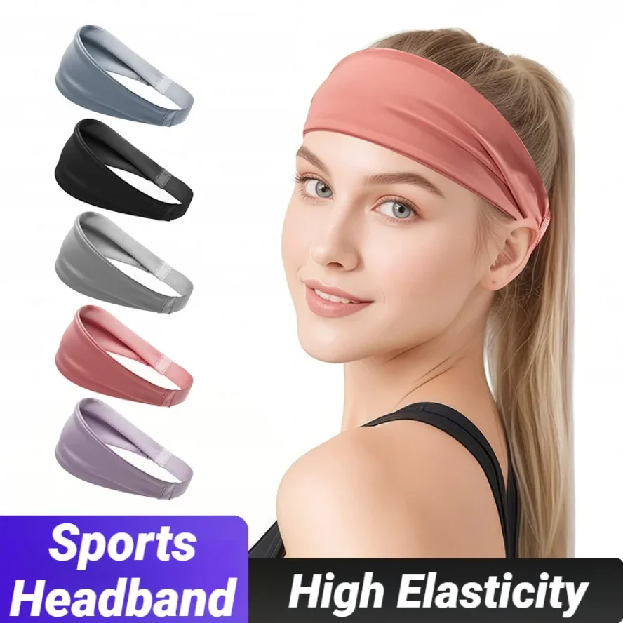 

Sports Sweat-Absorbent Headband Running Fitness Forehead New Men And Women Sprin Headbands For Non-Slip Cycling Football Yoga