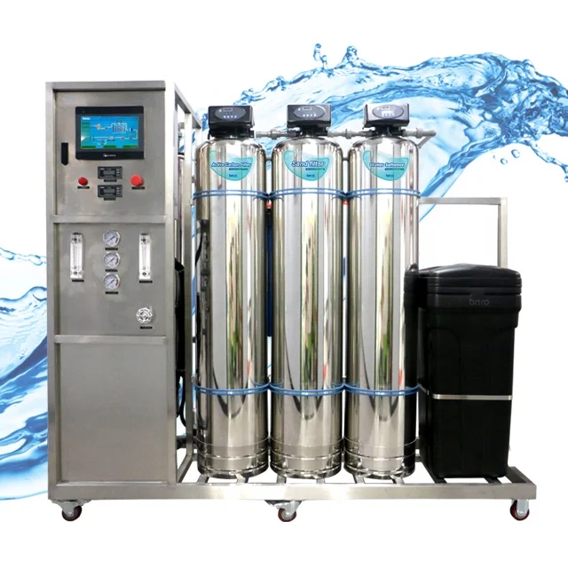 500LPH / 3000GPD drinking water machine filter with digital display