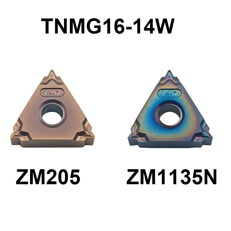 

10PCS Tool insert TNMG16-14W TNMG16 14W Carbide insert thread cutting tool Double-sided hexagonal internal and external threads