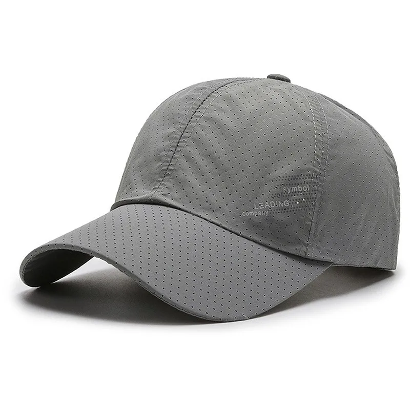 Casual Baseball Caps For Men New Letters Print Fashion Perforated Peaked Streetwear Sports Outdoor Cap 2022 New Summer Sun Hat