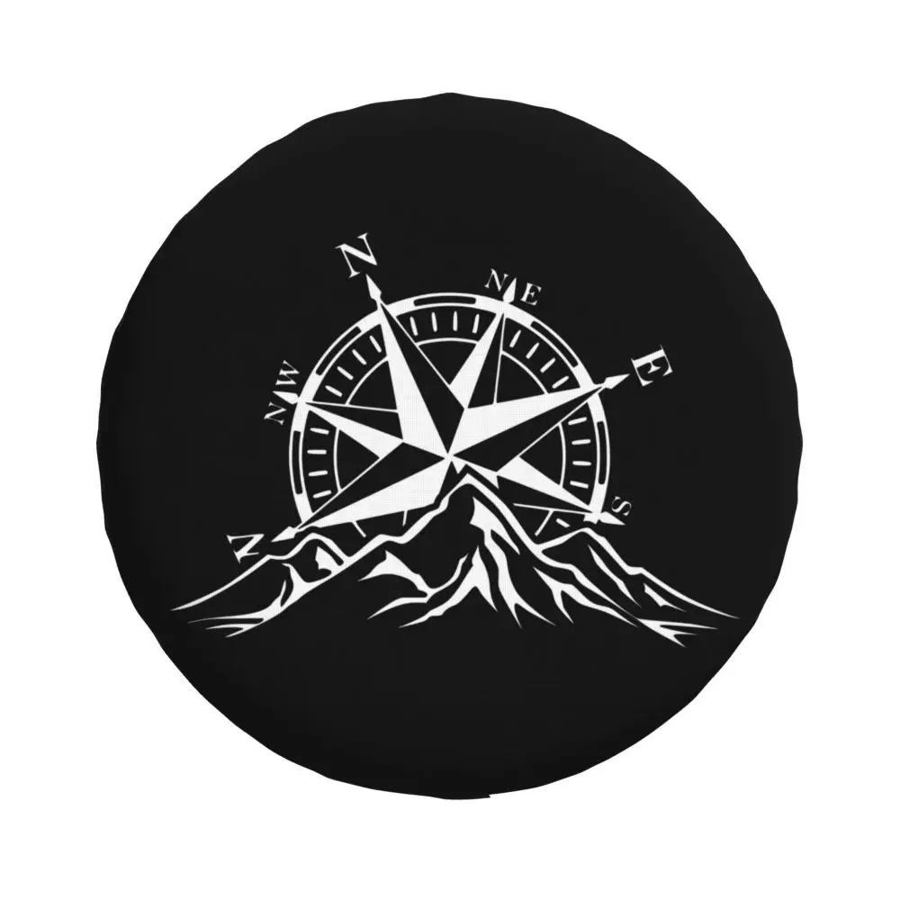 Customized Navigation Mountain Adventure Compass Toyota RAV4 Prado 4WD 4x4 RV Wheel Protector Spare Tire Cover