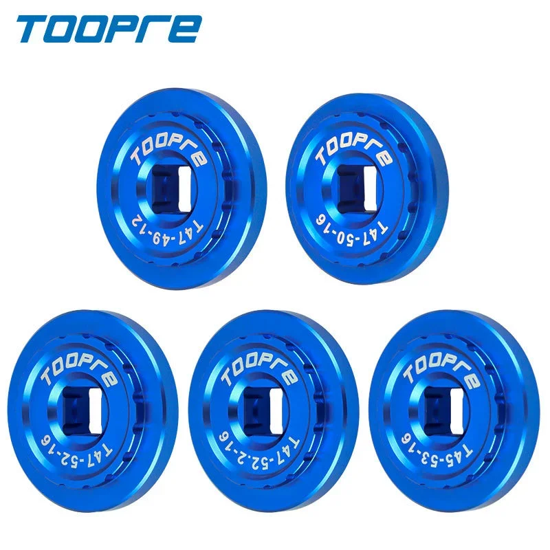 TOOPRE Bottom Bracket Removal Socket T45/T47 Integrated Threaded Bottom Bracket Cup Removal Tool High-strength Aluminum Alloy
